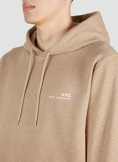 A.P.C. Item 001 Hooded Sweatshirt Beige apc0151011