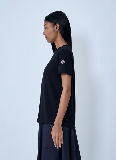 Moncler Logo Motif T-Shirt Black mon0263038