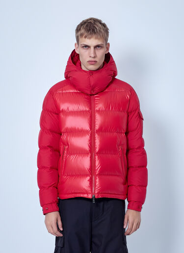 LN-CC® - Moncler: Maya Hooded Short Down Jacket - Red Moncler Maya Hooded Short Down Jacket Red mon0166009
