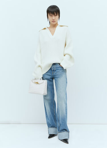スモール アンディアーモ ハンドバッグ Bottega Veneta スモール アンディアーモ ハンドバッグ ホワイト bov0255073