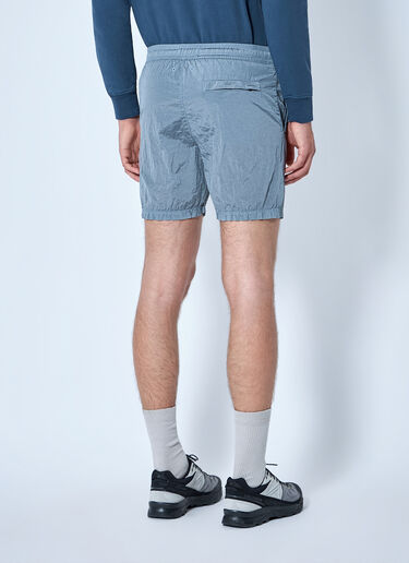 LN-CC® - Stone Island: Elasticated Waistband Shorts - Light Blue Stone Island Elasticated Waistband Shorts Light Blue sto0165059
