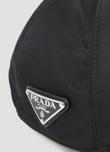 Prada Re-Nylon Baseball Cap Black pra0254036