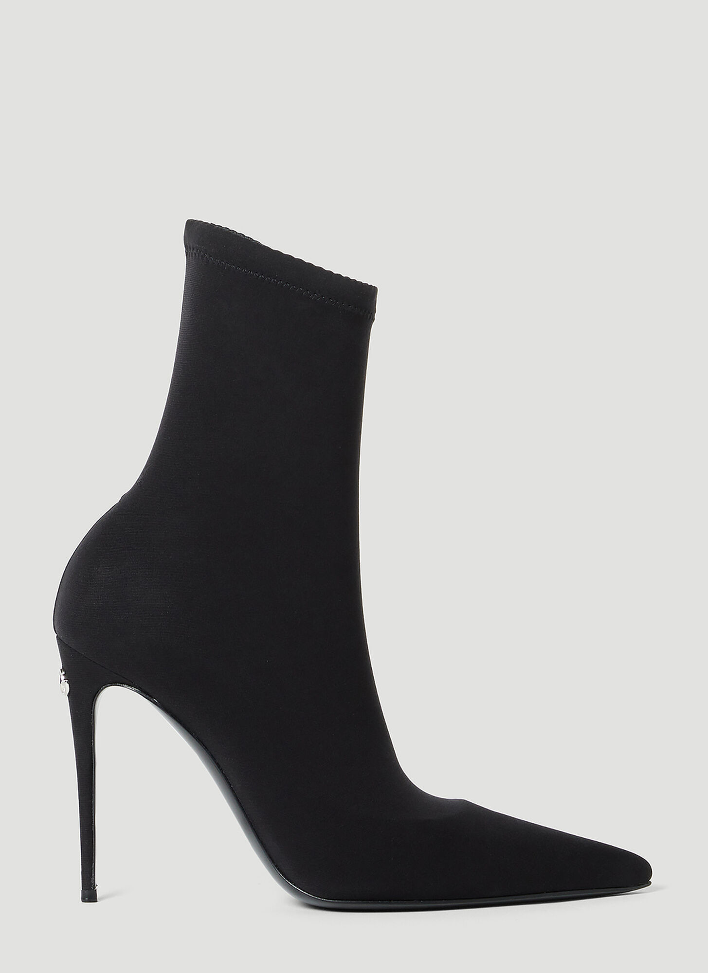 Dolce & Gabbana Kim Ankle Boots In Black
