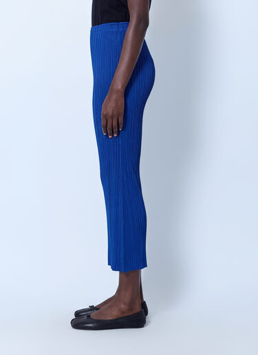 LN-CC® - Pleats Please Issey Miyake: July Pleated Pants - Blue Pleats Please Issey Miyake July Pleated Pants Blue plp0266057