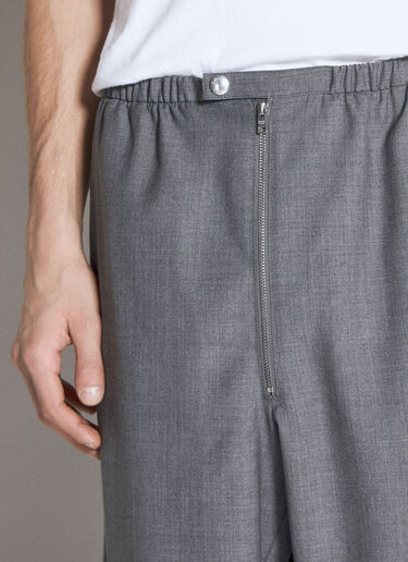 Prada 울 팬츠 그레이 pra0156004