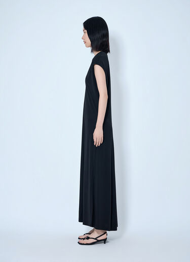 LN-CC® - Toteme: V-Neck Jersey Dress - Black Toteme V-Neck Jersey Dress Black tot0265019