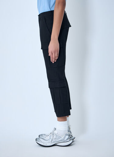 Balenciaga Capri Cargo Pants Black bal0263008