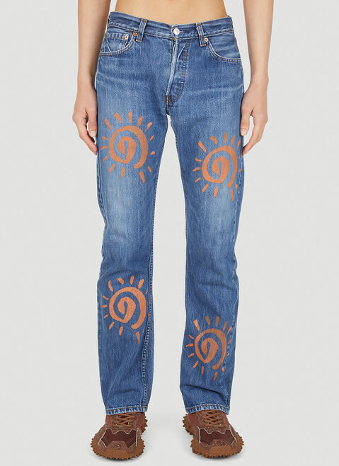 DRx x STEFAN MEIER x LN-CC Energy Sun Second Life Jeans Green drs0350009