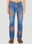 VETEMENTS Energy Sun Second Life Jeans Blue vet0151002