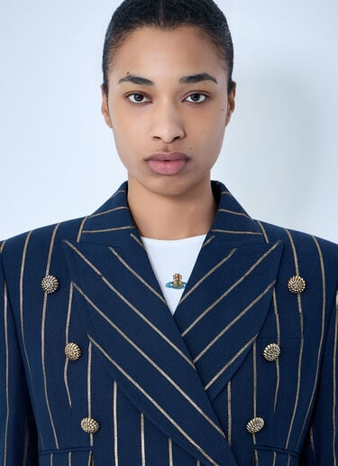 Vivienne Westwood Cut-Off Blazer Navy vvw0264002