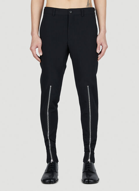 Comme des Garçons Homme Plus x Nike 지퍼 모티프 팬츠 화이트 cgh0154002
