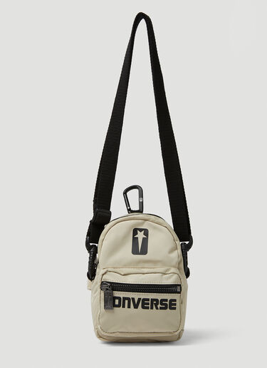 Rick Owens x Converse Mini Backpack Crossbody Bag Cream roc0348004