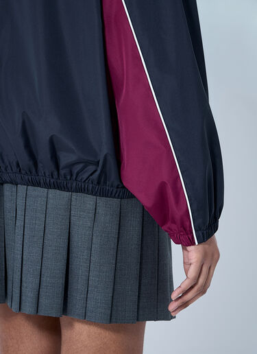 Miu Miu Panel Track Jacket Blue miu0260044