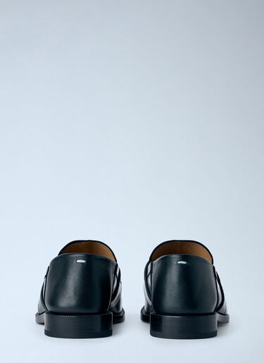 Maison Margiela Tabi Leather Loafers Black mla0240022