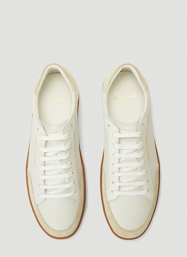 Saint Laurent SL/10 코트 클래식 스니커즈 화이트 sla0141022