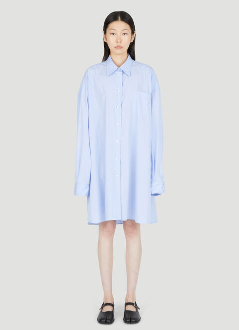 Maison Margiela Oversized Poplin Shirt Black mla0249006