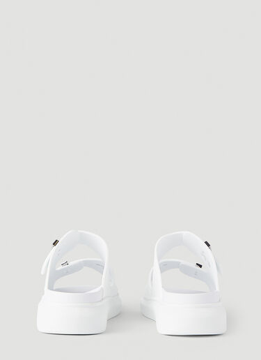 Alexander McQueen Hybrid Rubber Slides White amq0145076