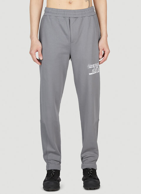 Helmut Lang 스프레이 트랙 팬츠 라이트 그레이 hlm0148001
