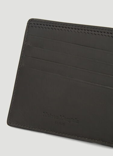 Maison Margiela Leather Bi-fold Wallet Black mla0135016