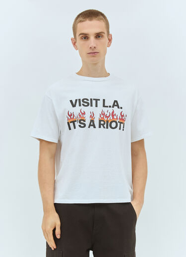 Gallery Dept. L.A. Riot T-Shirt White gdp0158028