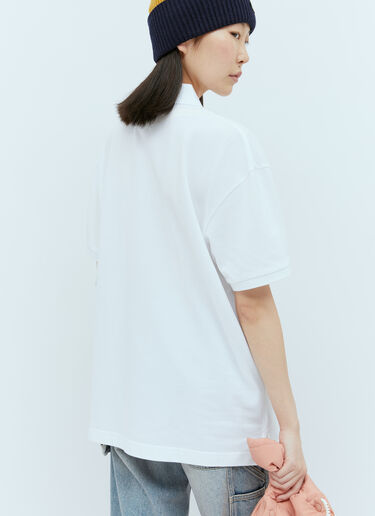 Moncler x Palm Angels Logo Patch Polo Shirt White mpa0355010