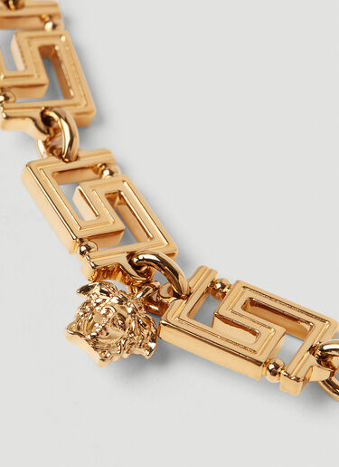 Versace グレカチェーンネックレス ゴールド vrs0253035