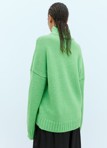 Patch Pocket Knit Sweater JW Anderson Patch Pocket Knit Sweater Green jwa0254004