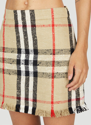 Burberry 체크 부클레 미니 스커트 베이지 bur0253024
