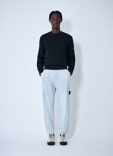 Stone Island Logo Patch Track Pants Blue sto0164019