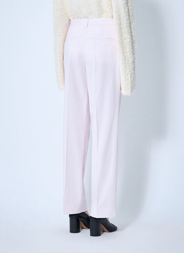 TOTEME Cotton Tailored Pants White tot0260020