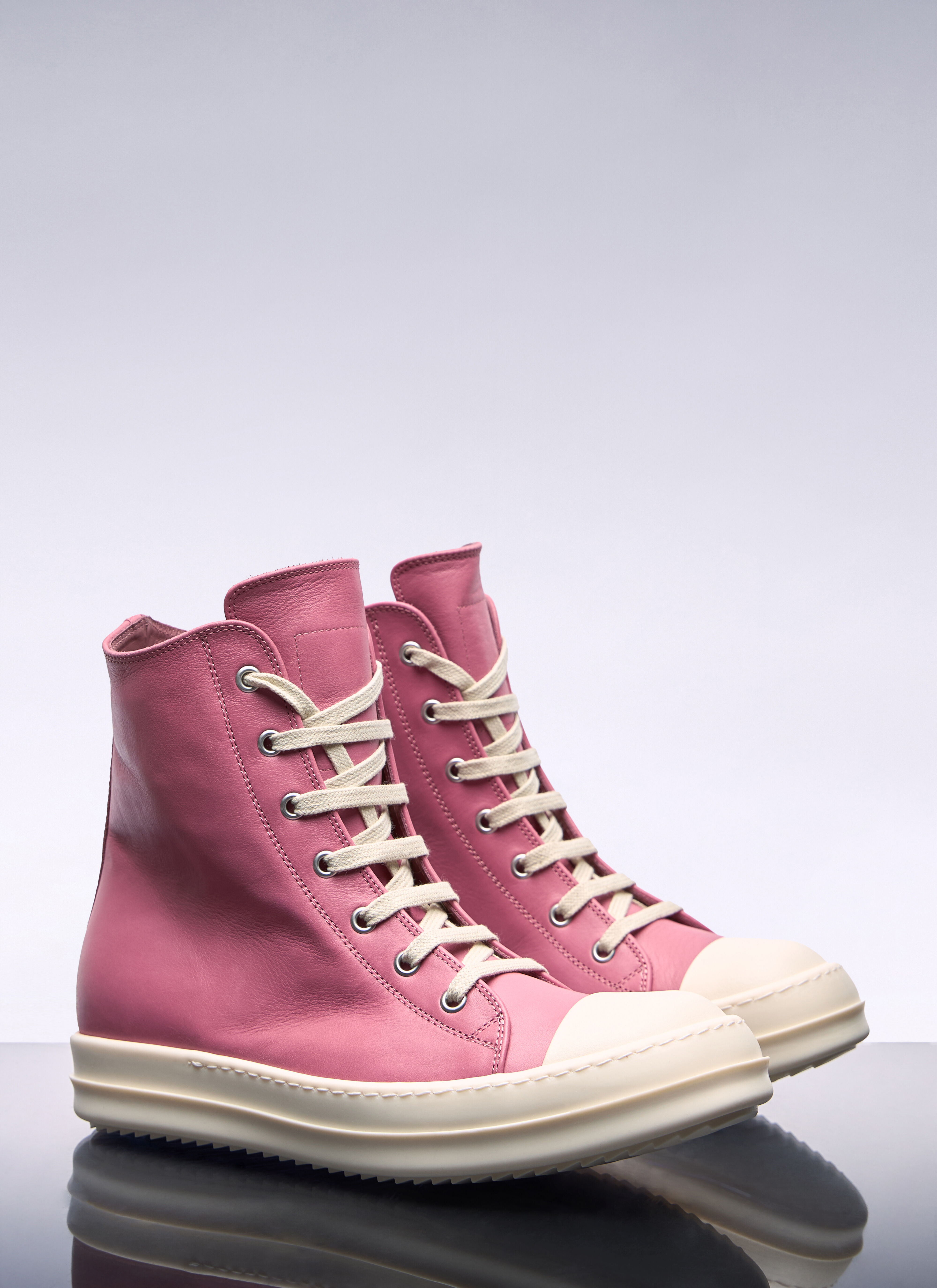 Rick Owens Women's' High-Top Sneakers in Pink | LN-CC®