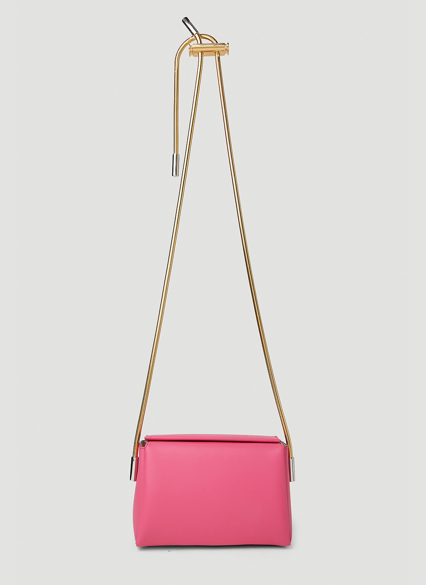 Marni Toggle Small Shoulder Bag In Pink