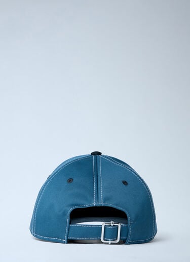 Marni Logo Motif Baseball Cap Blue mni0163002
