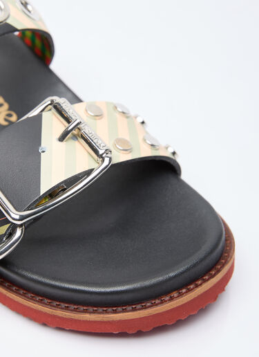 Vivienne Westwood Alex 铆钉凉鞋 黑 vvw0256033