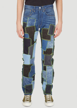 DRx FARMAxY FOR LN-CC x LEVI'S Drop 6 Patchwork Jeans Blue dfl0347004