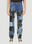 GANNI Drop 6 Patchwork Jeans Beige gan0249024