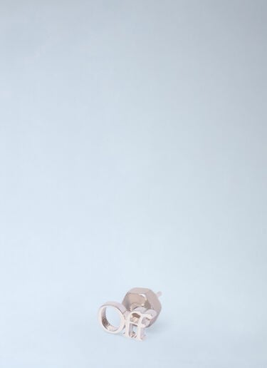 Off-White Logo Mono Earring Silver ofw0160077