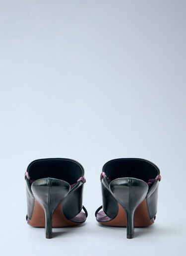 LN-CC® - Dries Van Noten: Braided Strap Mules - Purple Dries Van Noten Braided Strap Mules Purple dvn0265032