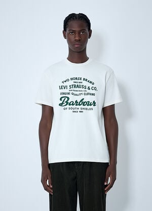 Levi's x Barbour Logo Motif T-Shirt White leb0162006
