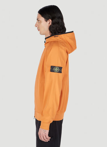 Stone Island Compass Patch Hooded Jacket Orange sto0152021