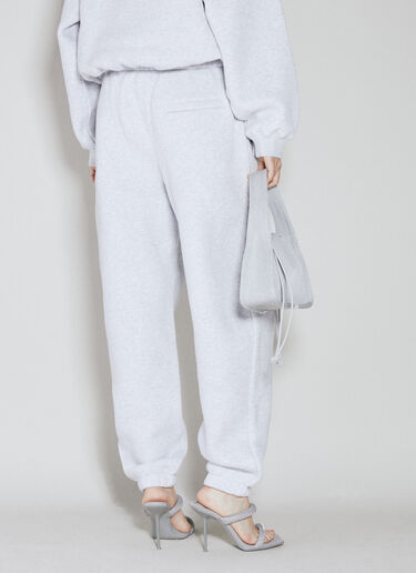 Puff Logo Track Pants Alexander Wang Puff Logo Track Pants Grey awg0253009