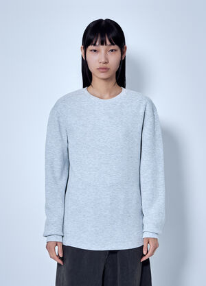 Entire Studios Thermal Long Sleeve Top Grey ent0266023