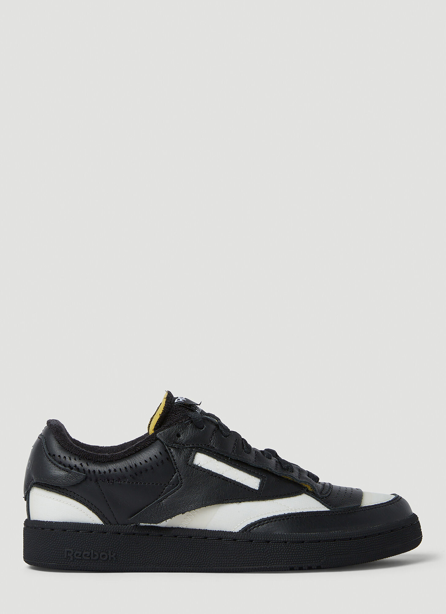 Shop Maison Margiela X Reebok Club C Memory Of Shoes Sneakers In Black