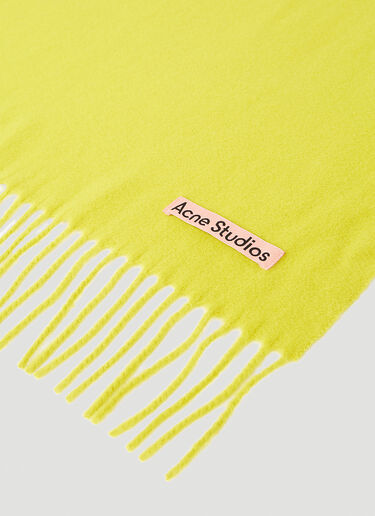 Acne Studios Large Scarf Yellow acn0353006