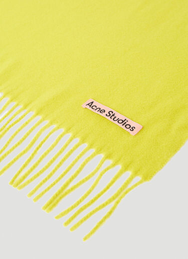 大判スカーフ Acne Studios 大判スカーフ イエロー acn0353006