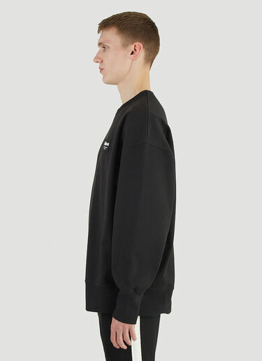 Alexander McQueen グラフィティスウェットシャツ ブラック amq0145018
