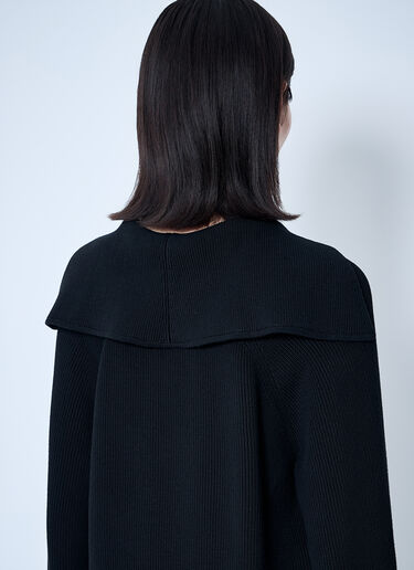 Bottega Veneta Ribbed Cotton Sweater Black bov0260004