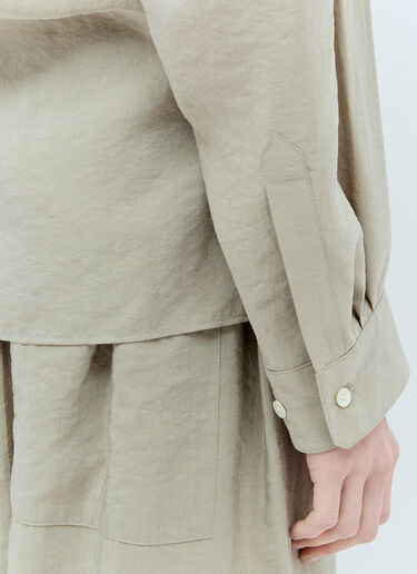 Lemaire Twisted Shirt Beige lem0256003