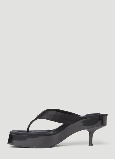 Alexander Wang Jessy Kitten Heel Sandals Black awg0252022