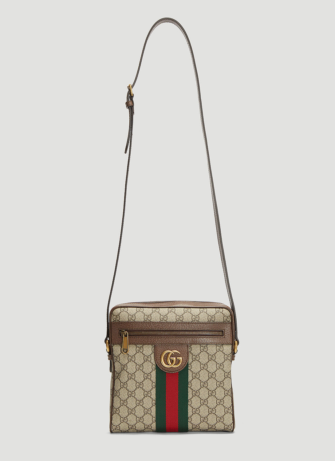 Gucci Small Ophidia Messenger Bag In Beige
